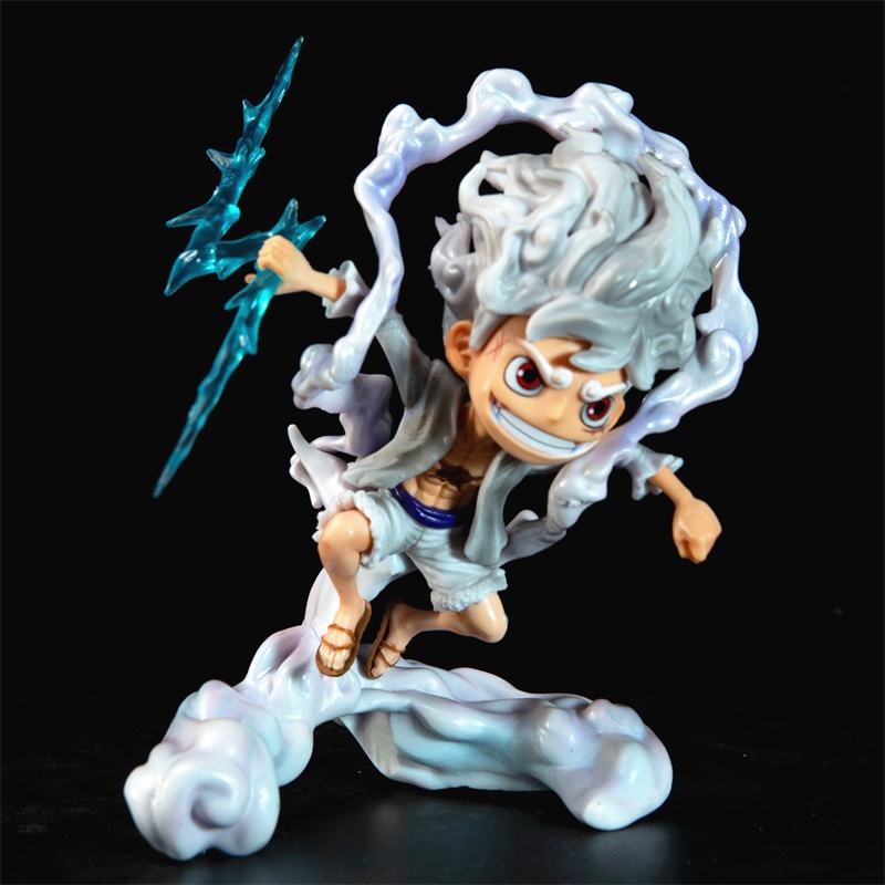 Mô Hình Nhân Vật luffy gear 5 sun god nika Phim one piece 16cm