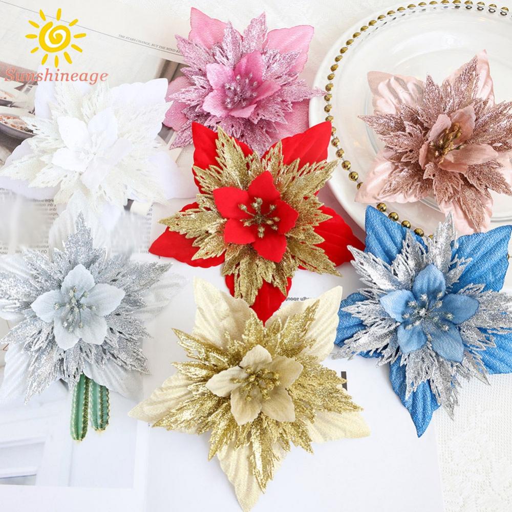 Vòng Hoa Giả Trang Trí Cây Thông Noel Kích Thước 18 * 18 cm