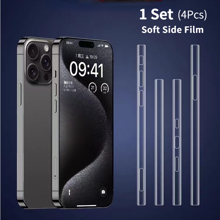 DÁN VIỀN PPF CAO CẤP trong suốt bóng và nhám Cho iPhone 15 Pro Max 14 13 12 11 Pro Max Mini Plus