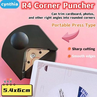 Mini góc tròn r4 nhựa dao cắt giấy giấy tông đơ pvc di động thẻ ảnh diy sổ lưu niệm dụng cụ cắt cyn