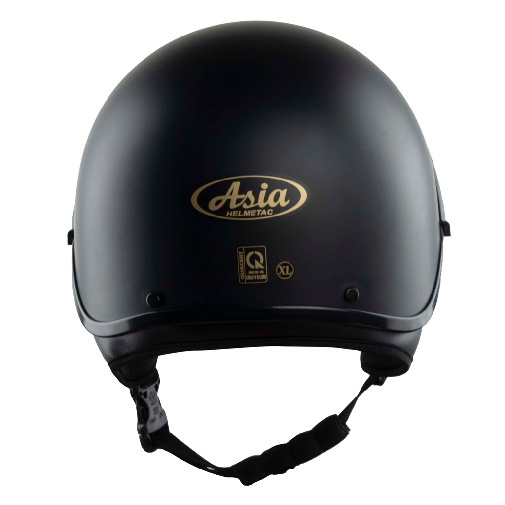 NÓN BẢO HIỂM KÍNH ÂM - LÓT THÁO RỜI - ỐP TAI CAO CẤP ASIA MT268 – Vòng đầu 55-58cm – Hàng Chính Hãng – Bảo Hành 12 Tháng