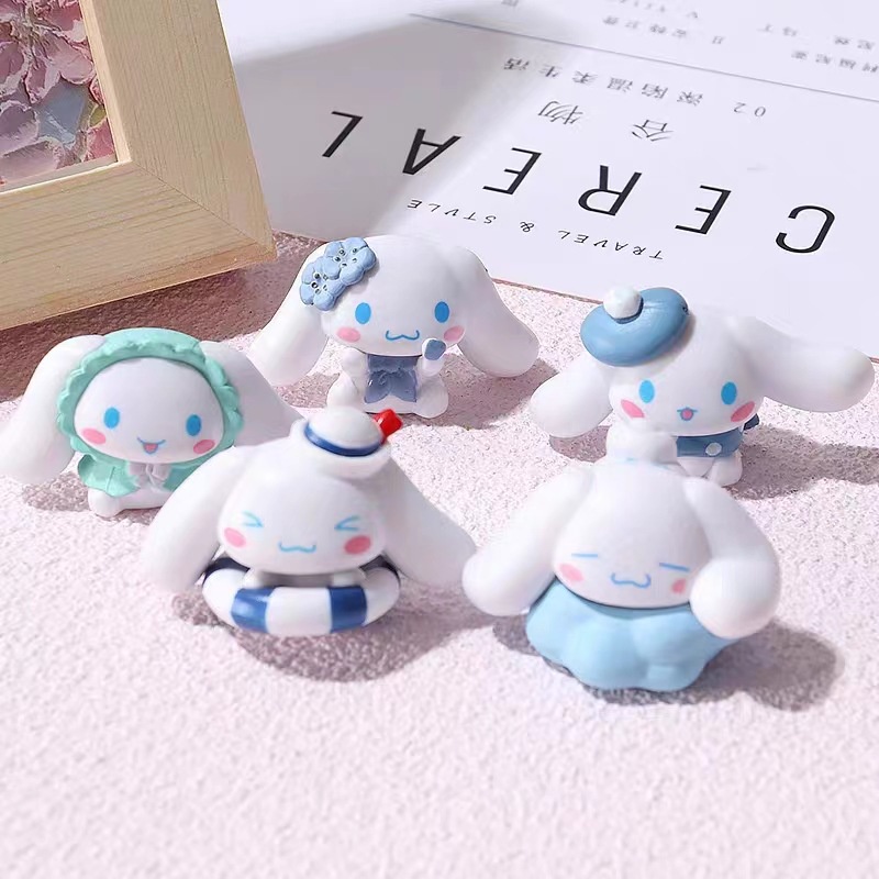 Set 5 Đồ trang trí Nhân Vật Phim Hoạt Hình sanrio Đáng Yêu