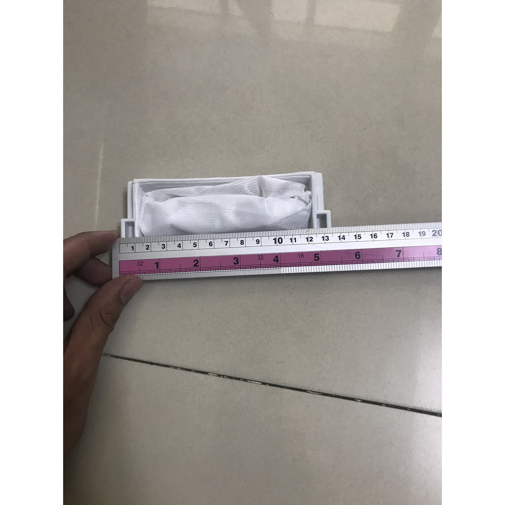 Túi lọc rác máy giặt SANYO, lưới lọc sơ vải máy giặt Sany ơ 5.6x13.5 cm hàng Xịn