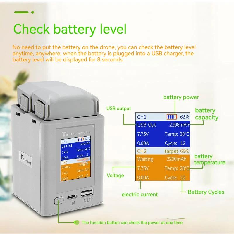 Cục Sạc Nhanh pd Cho dji mini 4 pro / mini 3 pro / mini 3