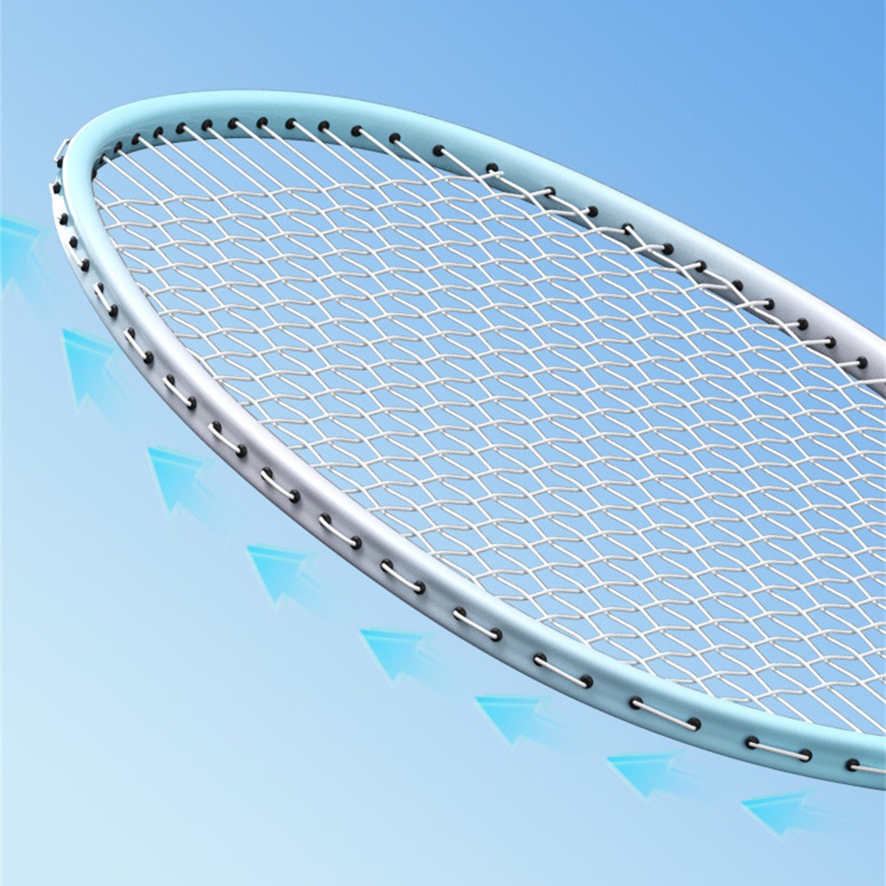 Bộ vợt cầu lông có tay cầm xốp độ đàn hồi cao cho người lớn hoạt động thể thao ngoài trời