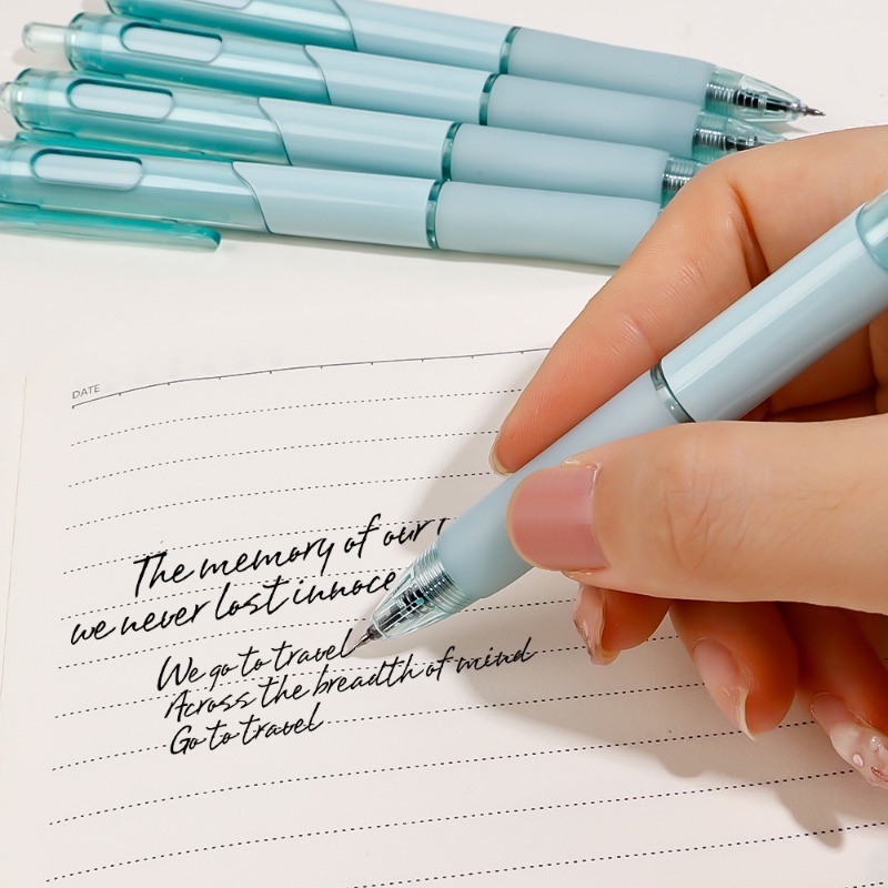 Bộ 5 Bút Mực gel Ngòi 0.5mm Màu Đen Nhanh Khô Tiện Dụng Cho Học Sinh / Văn Phòng