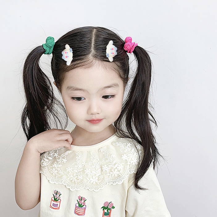 1 Kẹp Tóc Mềm Mại Họa Tiết Hoạt Hình Dễ Thương Cho Bé Gái