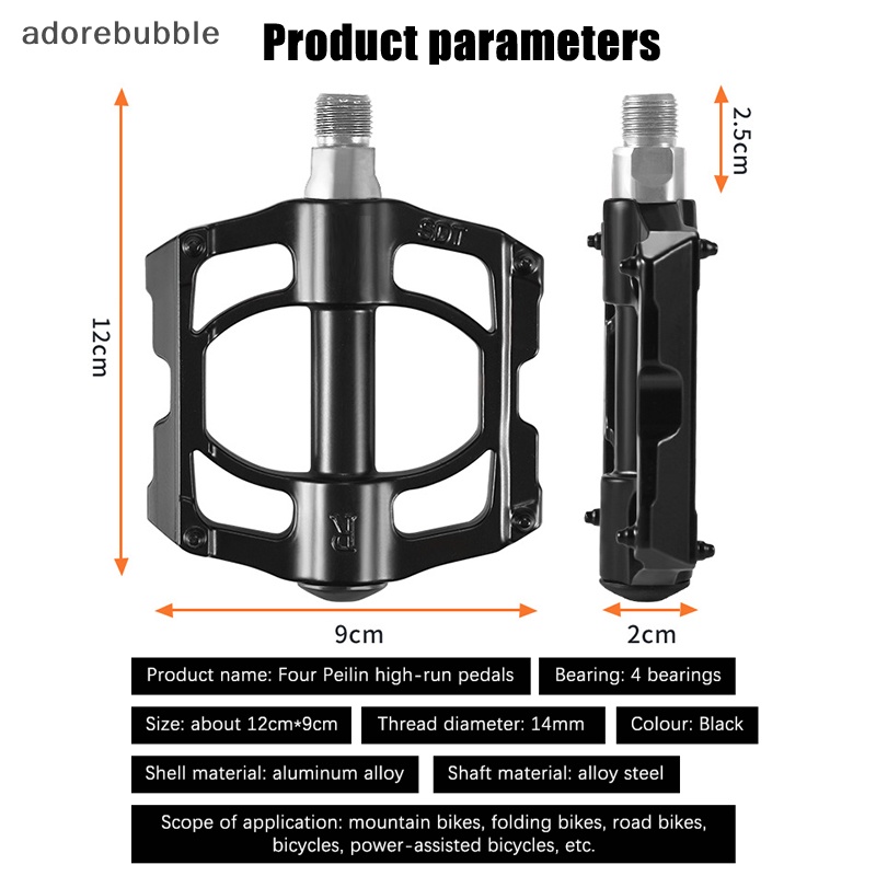 Bàn Đạp Bằng Hợp Kim Nhôm Chất Lượng Cao Dành Cho Xe Đạp Leo Núi