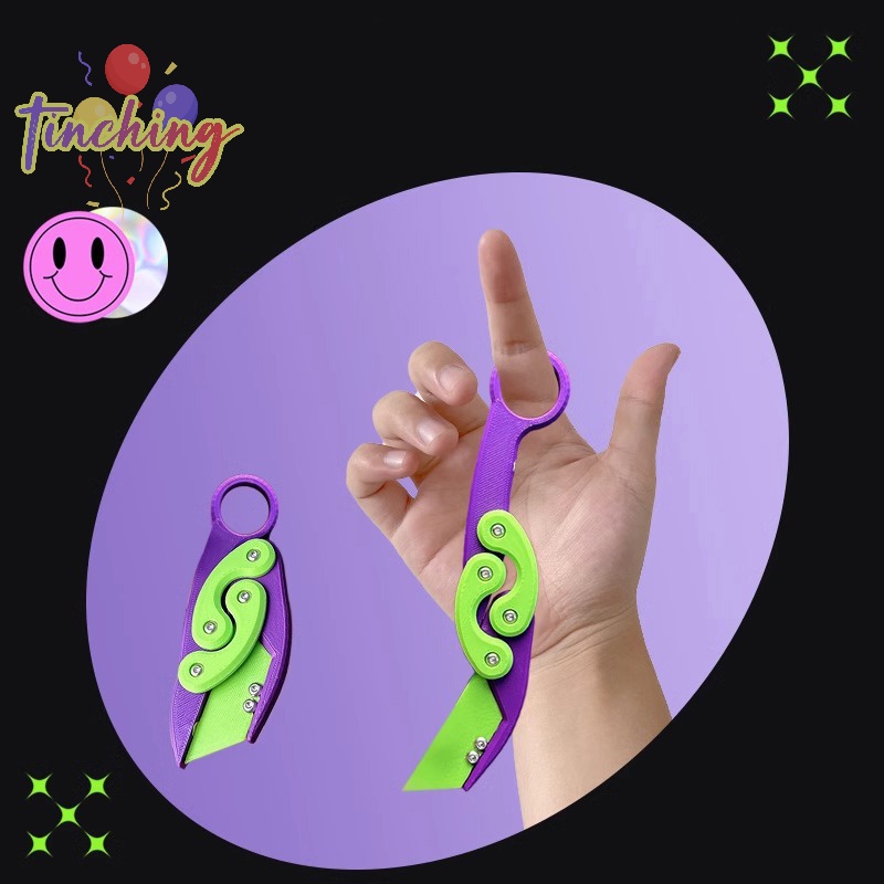 Đồ Chơi Lưỡi Dao 3d Bằng Nhựa Gấp Lại Được Làm Quà Sinh Nhật Cho Bé