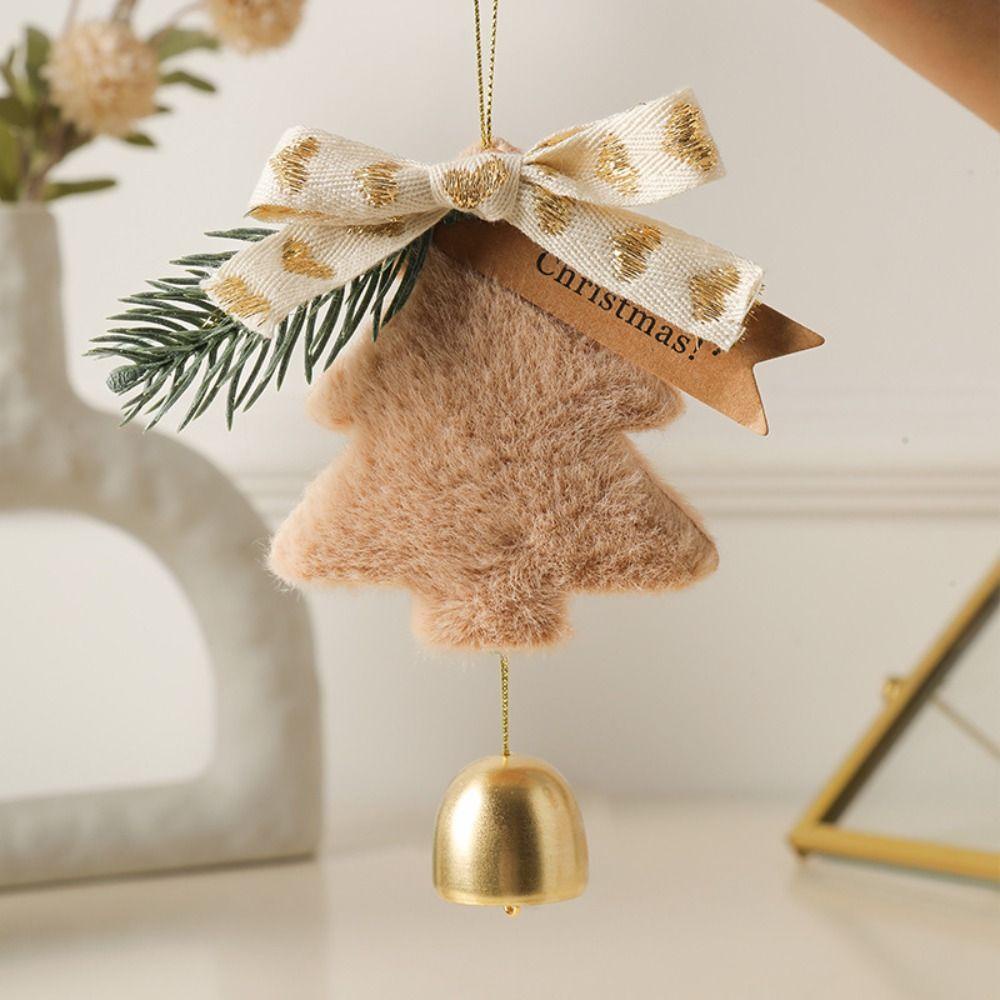 Twinkle Chuông Treo Cây Thông Giáng Sinh handmade Bằng Vải Bông Mềm Mại diy Trang Trí Nhà Cửa Nữ Tính