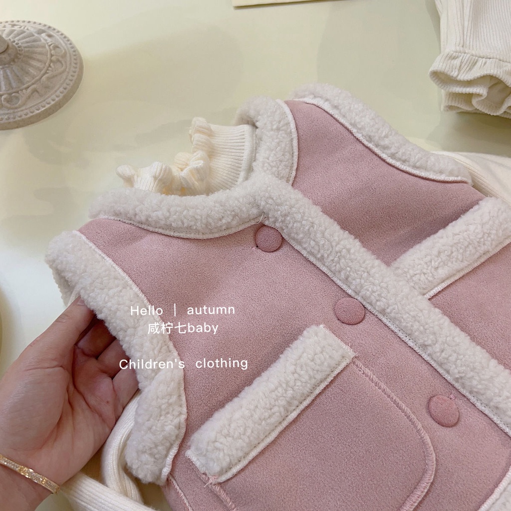 Áo Khoác Thời Trang Thu Đông Mới 2023 Cho Bé Gái