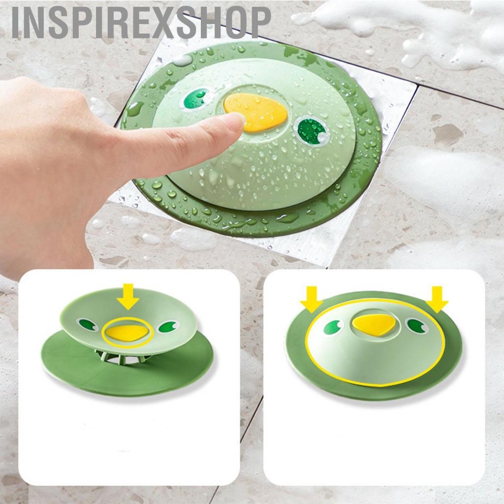 Inspirexshop Floor Drain Cover  Good Sealing Bug Proof Durable Easy To Install Shower Stopper for Bathroom