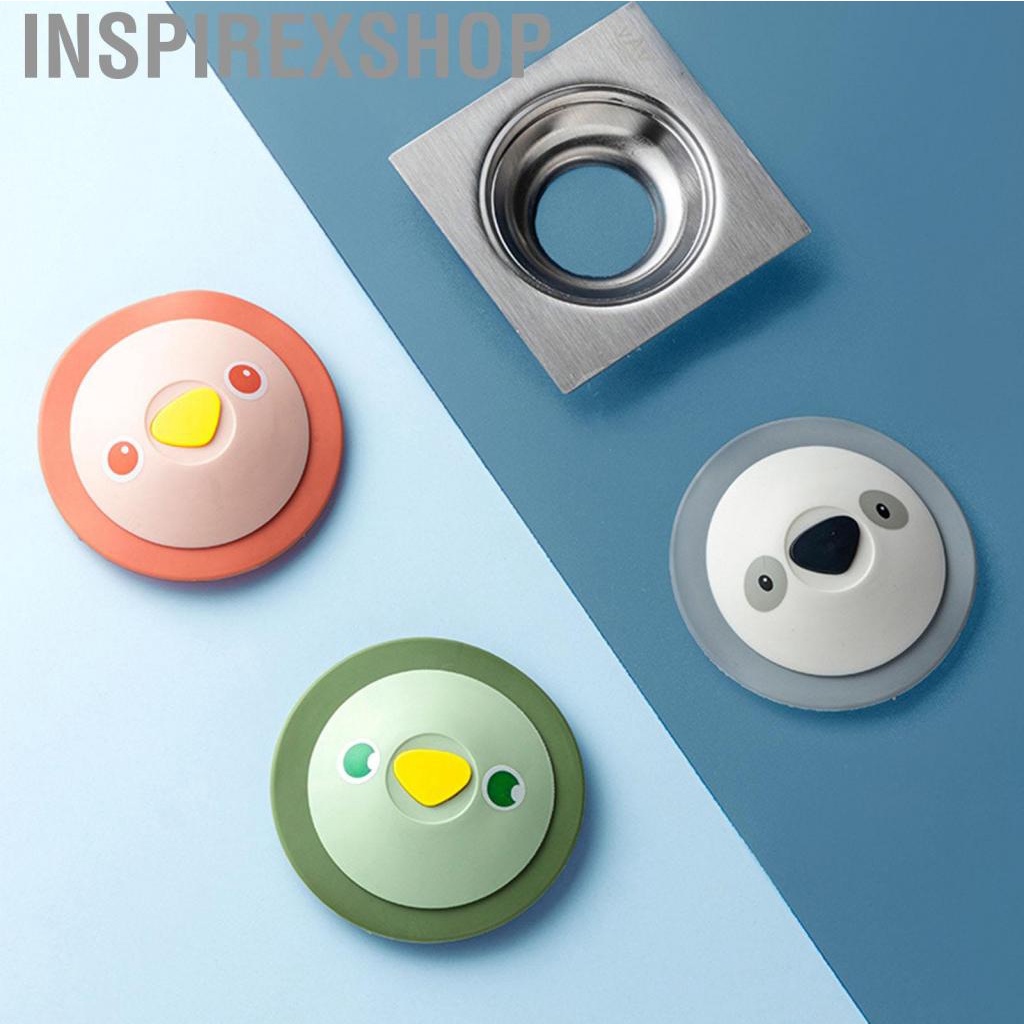 Inspirexshop Floor Drain Cover  Good Sealing Bug Proof Durable Easy To Install Shower Stopper for Bathroom