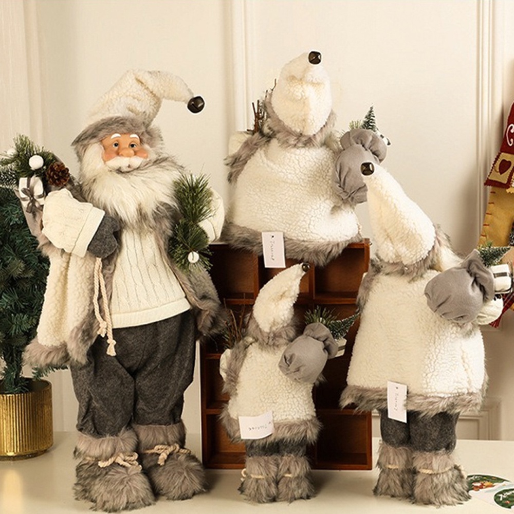 30/60/80Cm Ông Già Noel Giáng Sinh Búp Bê Đứng Vui Vẻ Trang Trí Giáng Sinh Cho Gia Đình Xmas Vật Trang Trí Dự Tiệc Cung Cấp Năm Mới 2023 Bán Chạy