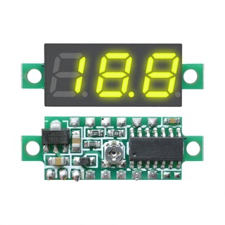 Dc Vôn Kế Điện Tử mini 0-100v 0.28 inch3
