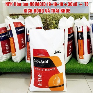 Phân bón lá israel npk novacid 12-4-36+3cao+te hòa tan 100% giúp tăng sức đề kháng cho cây