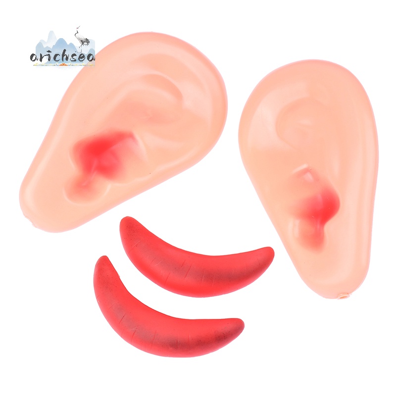 Tai Giả  Đồ Chơi Mô Hình Đôi Tai Nhân Tạo Quà halloween Cho Trẻ Em Và Người Lớn
