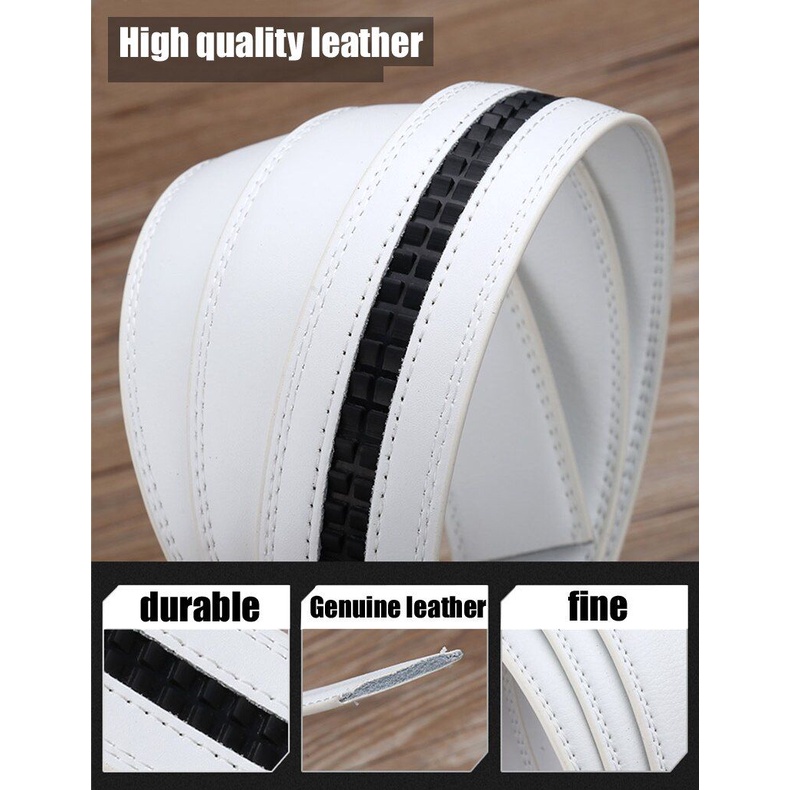 Mới Thắt Lưng Da Bò Khóa Hợp Kim Tự Động Thời Trang Cho Nam