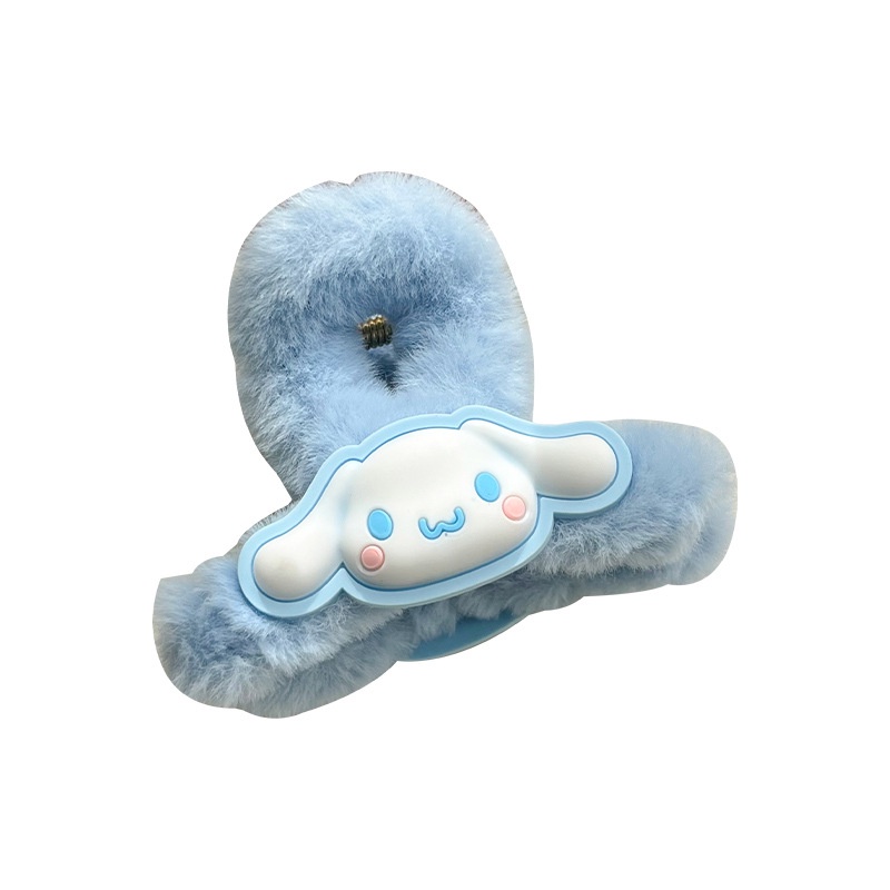 Kẹp Tóc Lông Xù Kiểu Hoạt Hình Đáng Yêu Cho Bé Gái Mùa Thu Đông 2023