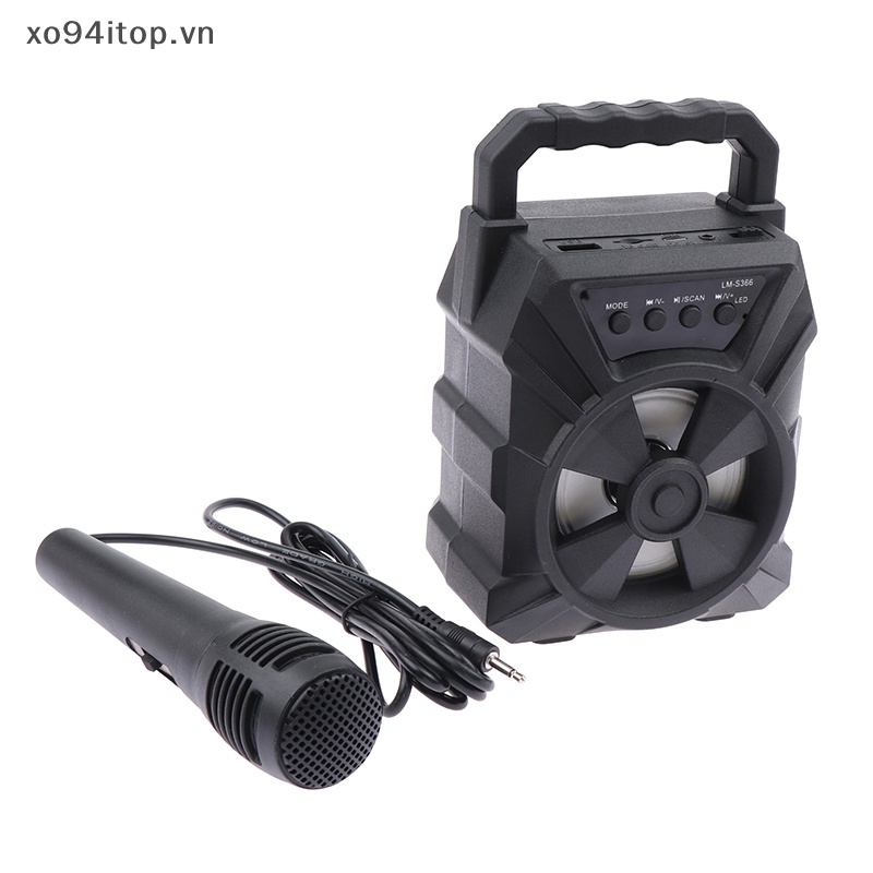 Loa xoitop karaoke Không Dây Kèm Micro Chất Lượng Cao