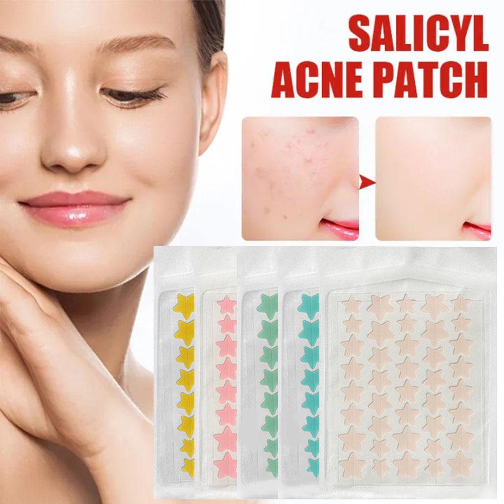 40 Chiếc Miếng Dán Mụn Nhiều Màu Sắc Gel Nước Mụn Miếng Dán Trang Điểm Vô Hình Mụn Miếng Dán