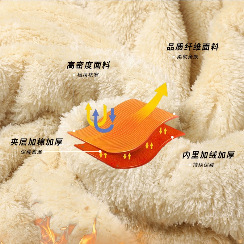 Áo Khoác Lót Nhung Dày Dặn Chống Gió Thời Trang Thu Đông Hàn Quốc Cho Nam Giới