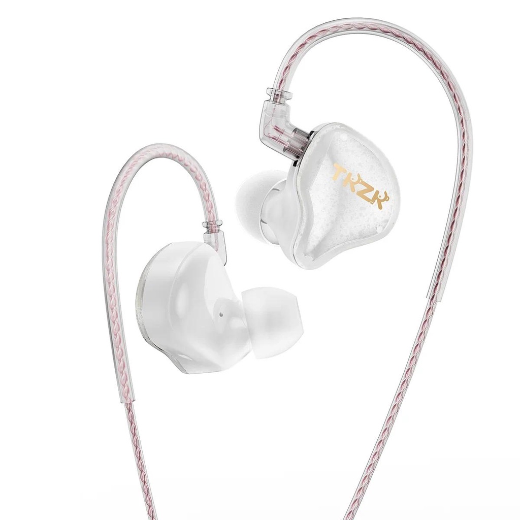 Tkzk Tai Nghe Nhét Tai tk01 Mạ Vàng 2pin Âm Thanh Nổi Bật dd