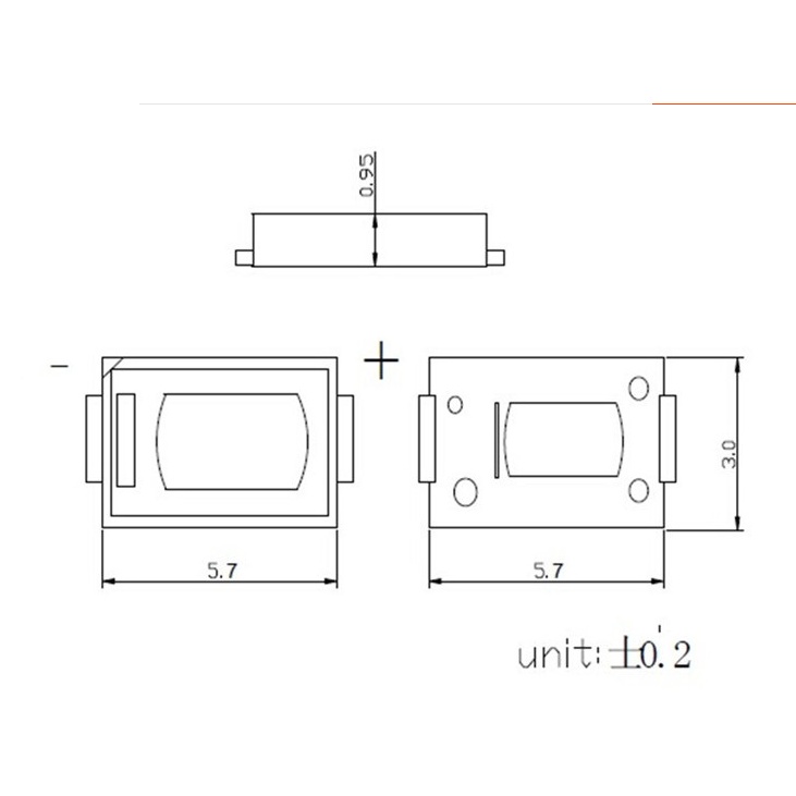 Smd Đèn Led Hạt Cườm Công Suất Cao 0.5w led5630 5730