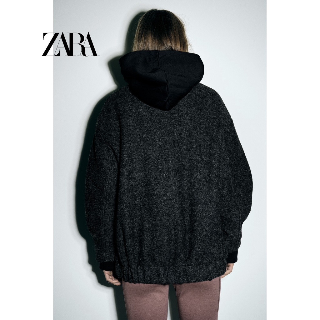 Zara Áo Khoác bomber Dáng Rộng Thời Trang Cá Tính Cho Nữ 8372313