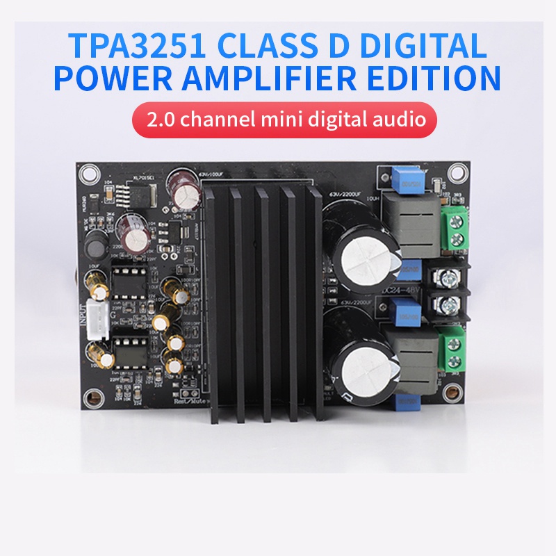 Bảng Mạch Khuếch Đại Âm Thanh Kỹ Thuật Số tpa3251 Kênh 2.0