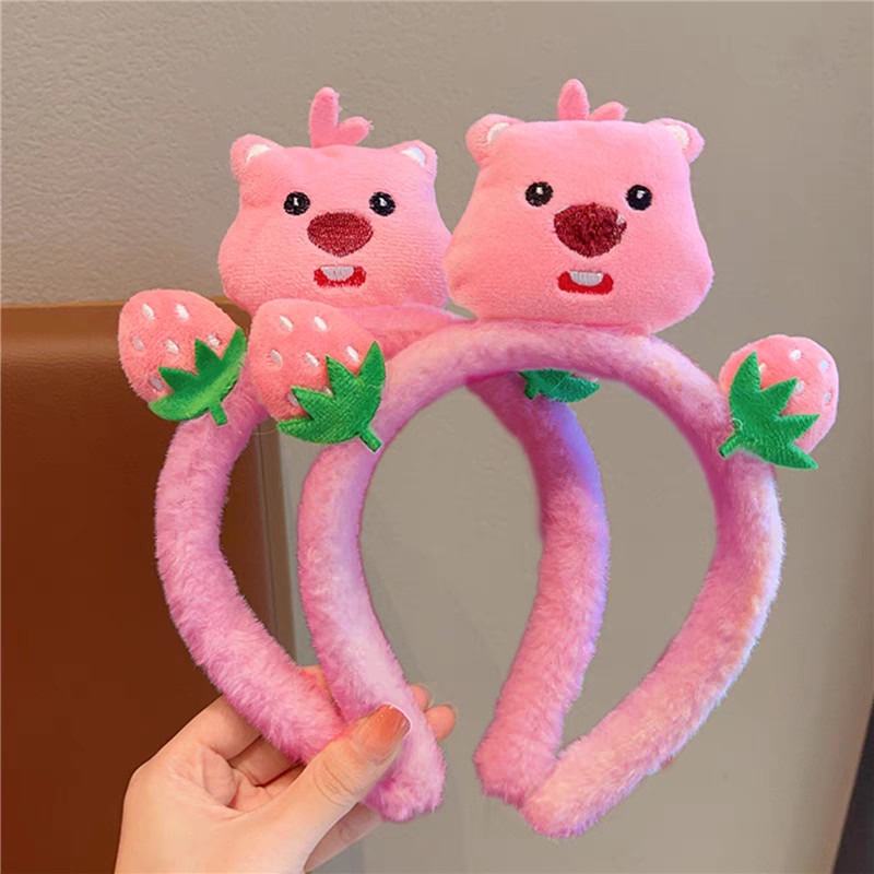 Băng Đô Cài Tóc Hình Búp Bê sanrio Nhồi Bông Dễ Thương Làm Quà Sinh Nhật Cho Bé Gái