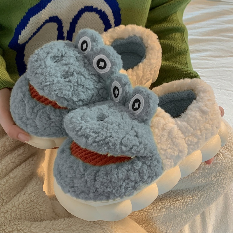 🔥Có Hàng Sẵn🔥Dép Bông Đi Trong Nhà Chống Trượt Dễ Thương Cho Cặp Đôi