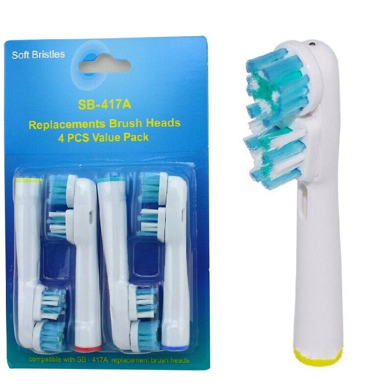 Set 4 đầu thay thế ORAL-B thích hợp cho bàn chải đánh răng điện