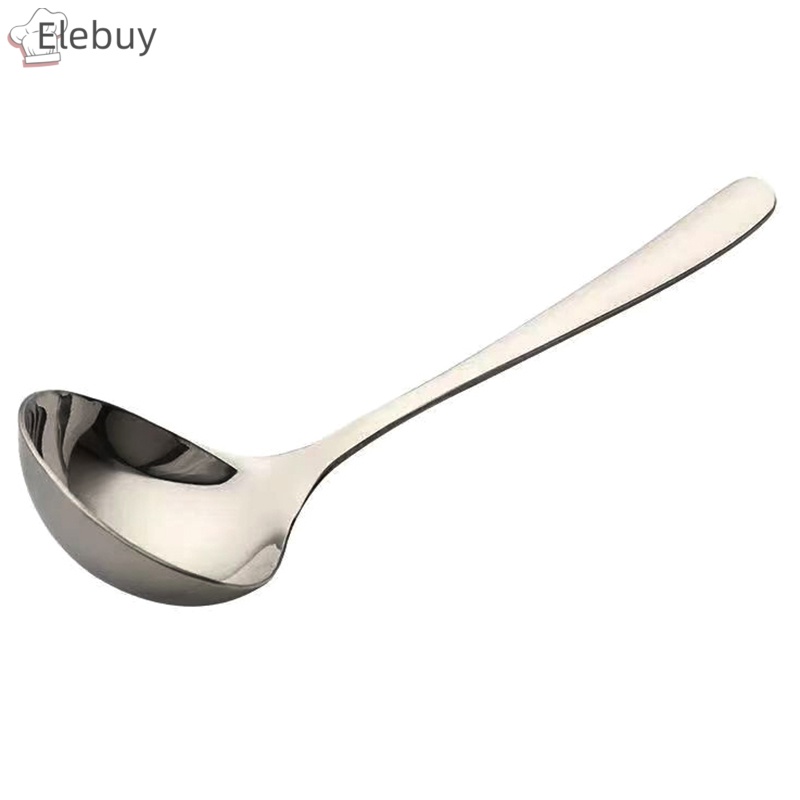 Muỗng Múc Canh Tay Cầm Dài Bằng Thép Không Gỉ