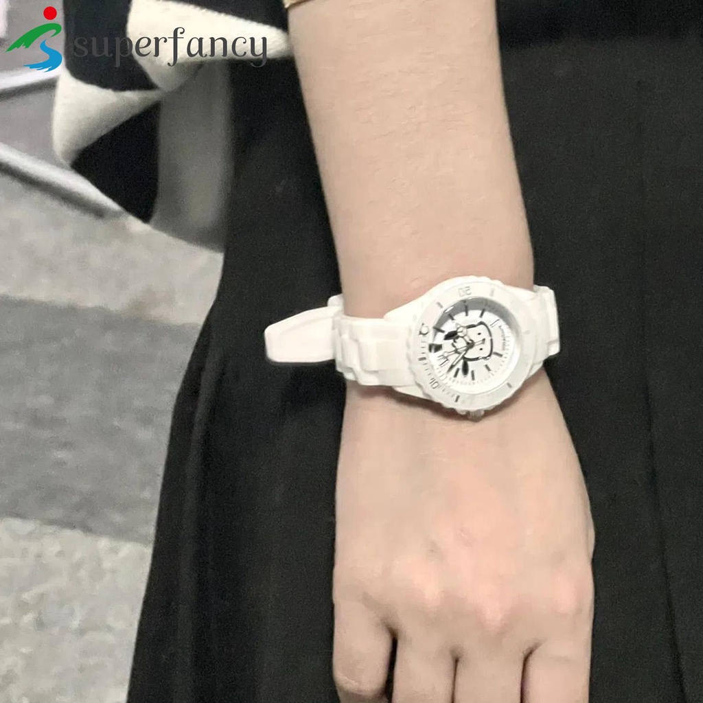 Đồng Hồ Đeo Tay Dây silicone Hình Hoạt Hình Cho Bé