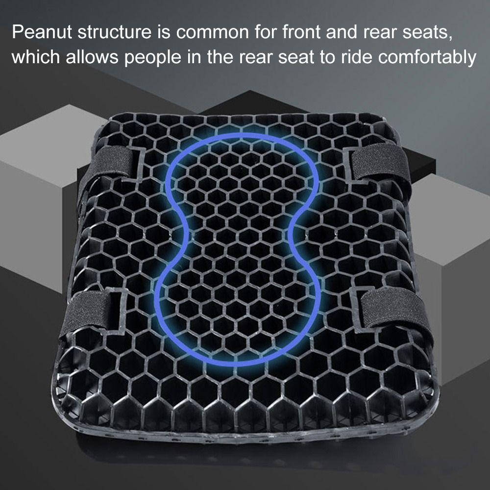 Yveta Đệm Lót Yên Xe Máy Hình Tổ Ong 3D Thoáng Khí Chống Trượt