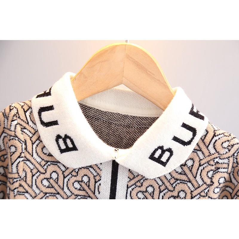 VÁY LEN BURFE DÁNG XÒE CÓ CỔ XINH XẮN CHO BÉ- HÀNG QCCC