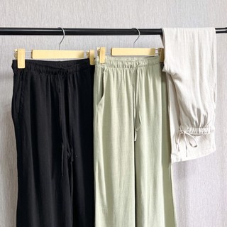 [Ảnh thật] [Có sẵn] Quần Stradivarius linen suông