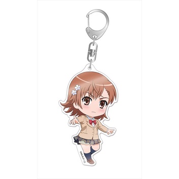 Móc khóa Toaru Majutsu no Index III Acrylic Mikoto Misaka Touma Kamijo b Phụ kiện trang trí túi xách