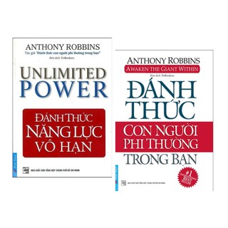 Sách - combo đánh thức năng lực vô hạn + đánh thức con người phi thường trong bạn
