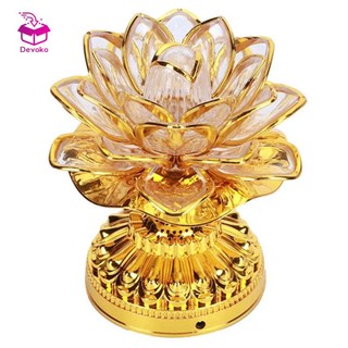 Devoko Đèn led Thay Đổi Màu Sắc Hình Hoa Sen