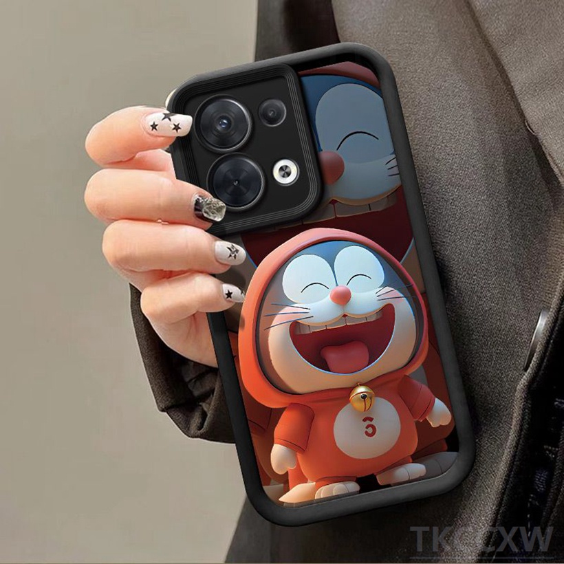 Dễ Thương Ốp Điện Thoại Mềm Chống Rơi Họa Tiết doraemon Hoạt Hình Cho oppo reno 5 6 7 8 lite 7z 8z 8t