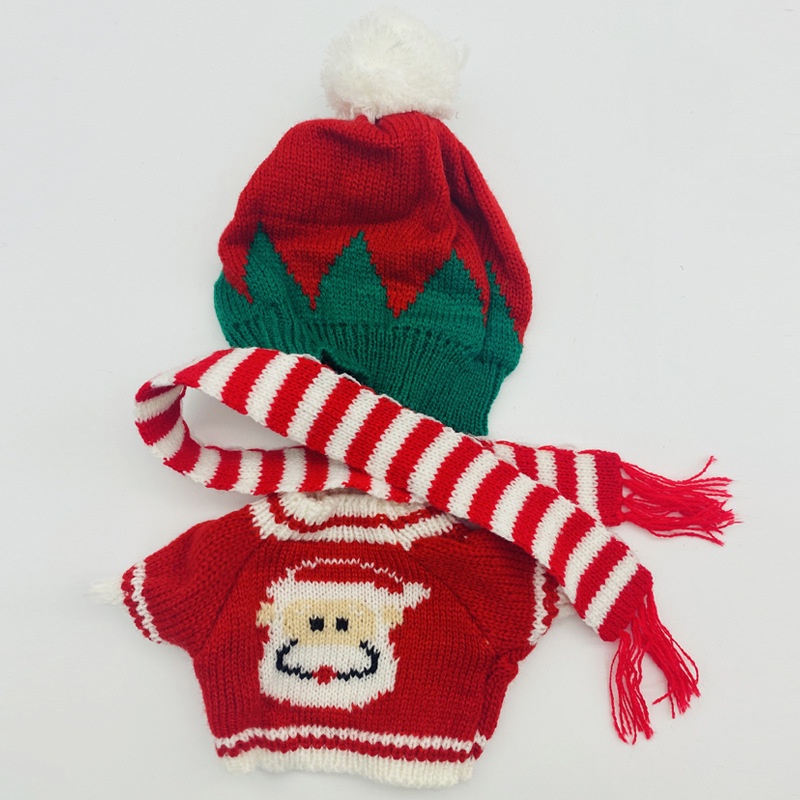 Mới Bộ Quần Áo Giáng Sinh Cho Búp Bê 30cm