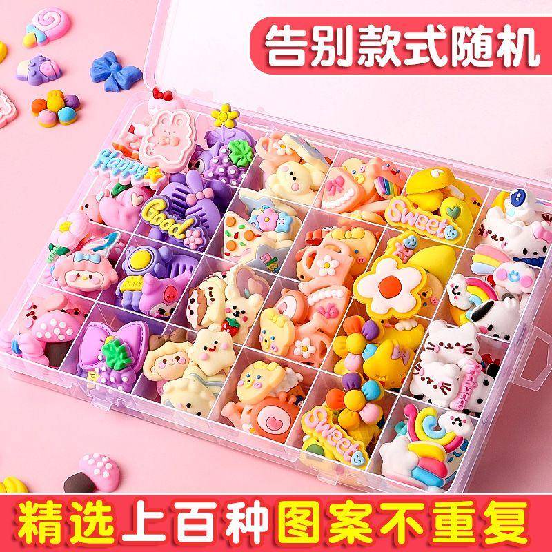 Stereo trang trí 3D Stickers phim hoạt hình dễ thương dấu vết tự làm trường hợp điện thoại kem keo goo chuck dán