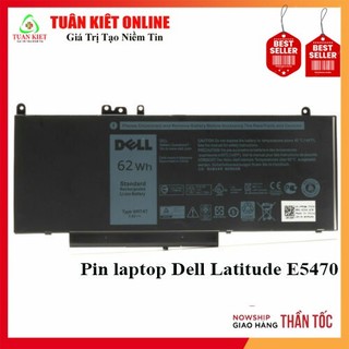 Pin laptop Dell Latitude E5470 E5570 E5450 79VRK 8V5GX R9XM9 WYJC2 62Wh 6MT4T