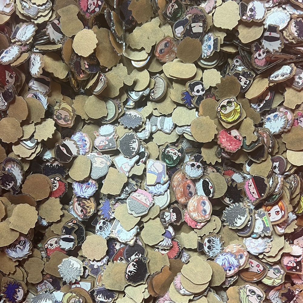 Set Charm Jujutsu Kaisen Gojo Satoru Geto Suguru 1.8cm tặng kèm ốp lưng điện thoại iPhone phụ kiện trang trí dễ thương