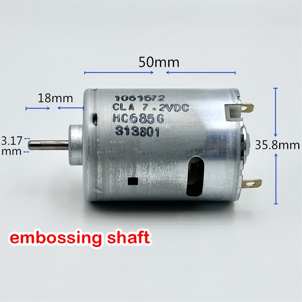Rs-545 Động Cơ Điện micro 36mm dc 3.7v 5v 6v 7.4v 23500rpm Tự Lắp Ráp Mô Hình Đồ Chơi