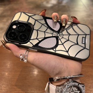Cho iPhone 11/12/13/14/15 Pro Max Ốp Lưng Spider-Man Cứng Mờ Cho iPhone 11,12,13,14,15,11PM,12PM,13PM,14PM,15PM