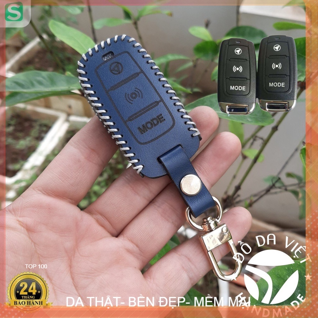 (Tặng móc khóa) Bao Da Chìa Khóa Hyperion Smartkey chống trộm, tìm xe handmade da thật, bảo hành 2 n