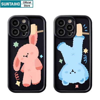 Suntaiho Ốp Điện Thoại tpu silicon Mềm Chống Sốc In Hình Thỏ / Gấu Cho iphone 15 14 12 13 11 pro max ip 7 8 plus x xs xr xs max